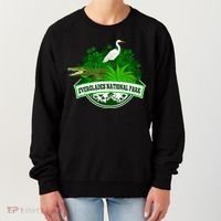 Bird And Florida Alligator Of Everglades National Park Women's Sweatshirt thumb 0