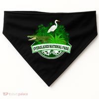 Bird And Florida Alligator Of Everglades National Park USA-Made Doggie Bandana thumb 0