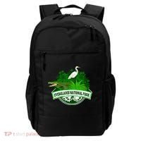 Bird And Florida Alligator Of Everglades National Park Backpack thumb 0