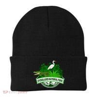 Bird And Florida Alligator Of Everglades National Park Beanie thumb 0