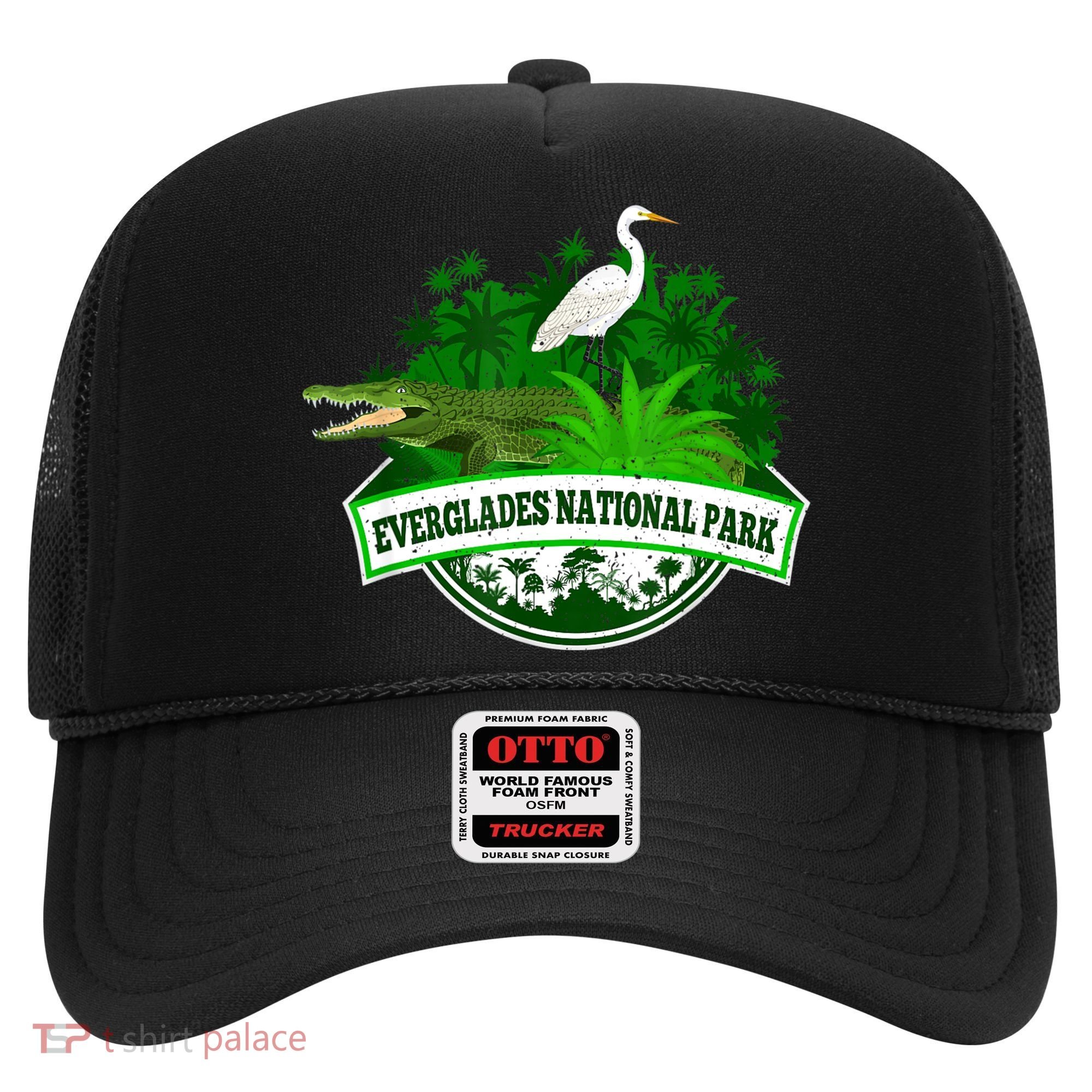 Bird And Florida Alligator Of Everglades National Park Hat