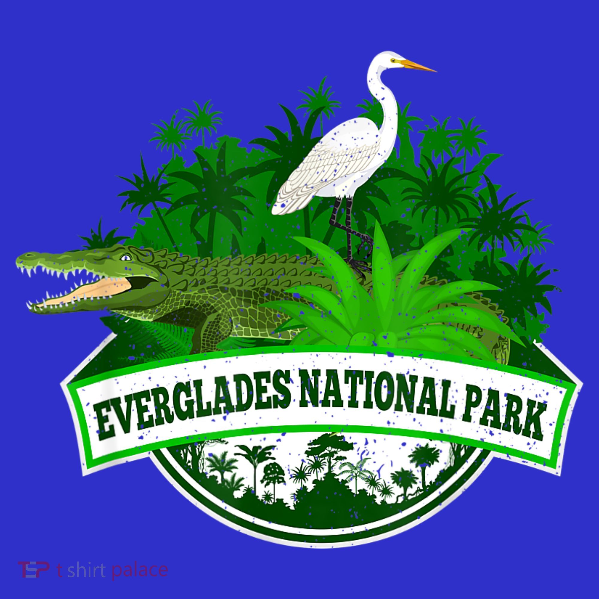 Bird And Florida Alligator Of Everglades National Park Hoodie