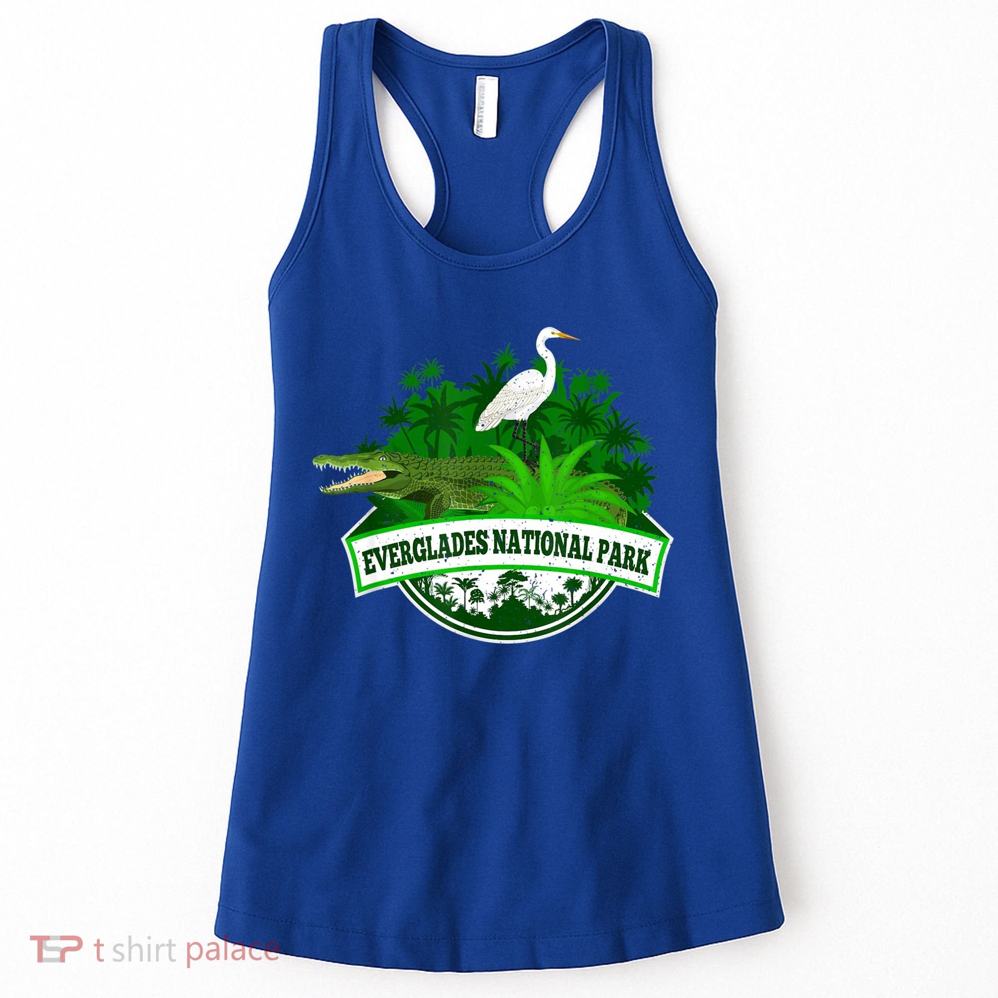 Bird And Florida Alligator Of Everglades National Park Women's Tank Top