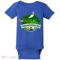 Bird And Florida Alligator Of Everglades National Park Baby Bodysuit thumb 0