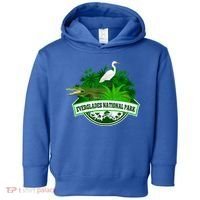 Bird And Florida Alligator Of Everglades National Park Toddler Hoodie thumb 0