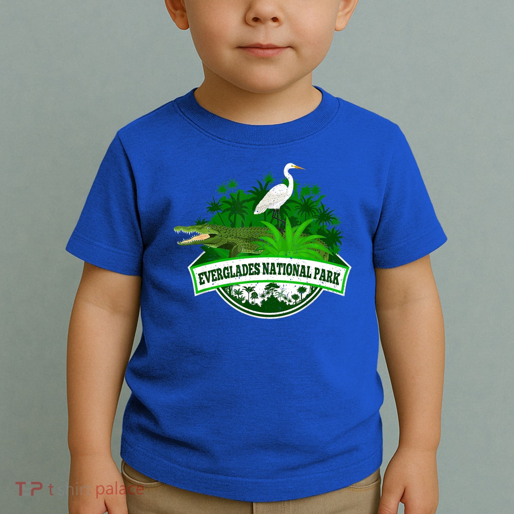 Bird And Florida Alligator Of Everglades National Park Toddler T-Shirt