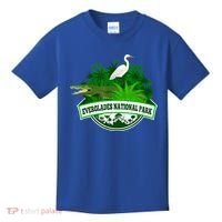 Bird And Florida Alligator Of Everglades National Park Kids T-Shirt thumb 0
