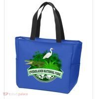 Bird And Florida Alligator Of Everglades National Park Tote Bag thumb 3