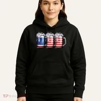 Beer American Flag 4th Of July Merica Drinking Usa Hoodie thumb 5