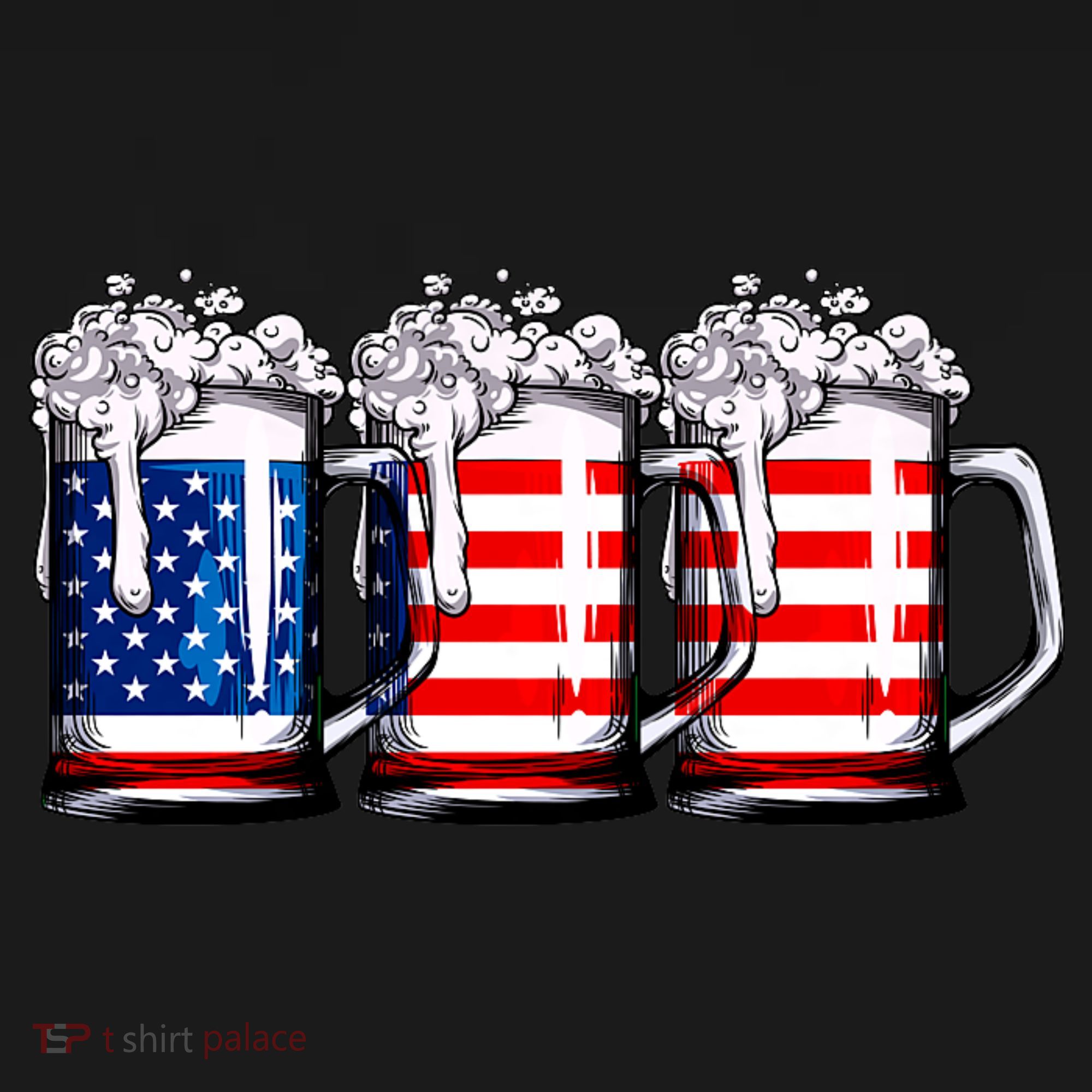Beer American Flag 4th Of July Merica Drinking Usa Visor