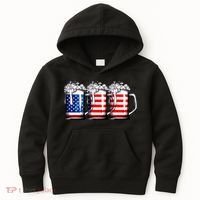Beer American Flag 4th Of July Merica Drinking Usa Kids Hoodie thumb 0