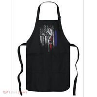 Baseball American Flag Pitcher Usa Pitching 4th Of July Gift Apron thumb 0