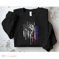 Baseball American Flag Pitcher Usa Pitching 4th Of July Gift Sweatshirt thumb 2