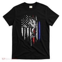 Baseball American Flag Pitcher Usa Pitching 4th Of July Gift T-Shirt thumb 0