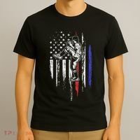Baseball American Flag Pitcher Usa Pitching 4th Of July Gift T-Shirt thumb 3