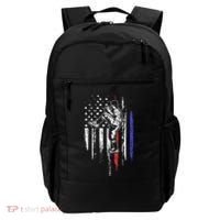 Baseball American Flag Pitcher Usa Pitching 4th Of July Gift Backpack thumb 0