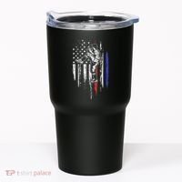 Baseball American Flag Pitcher Usa Pitching 4th Of July Gift Tumbler thumb 0