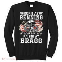 Born At Ft Benning Raised Fort Bragg Airborne Veterans Day Sweatshirt thumb 0