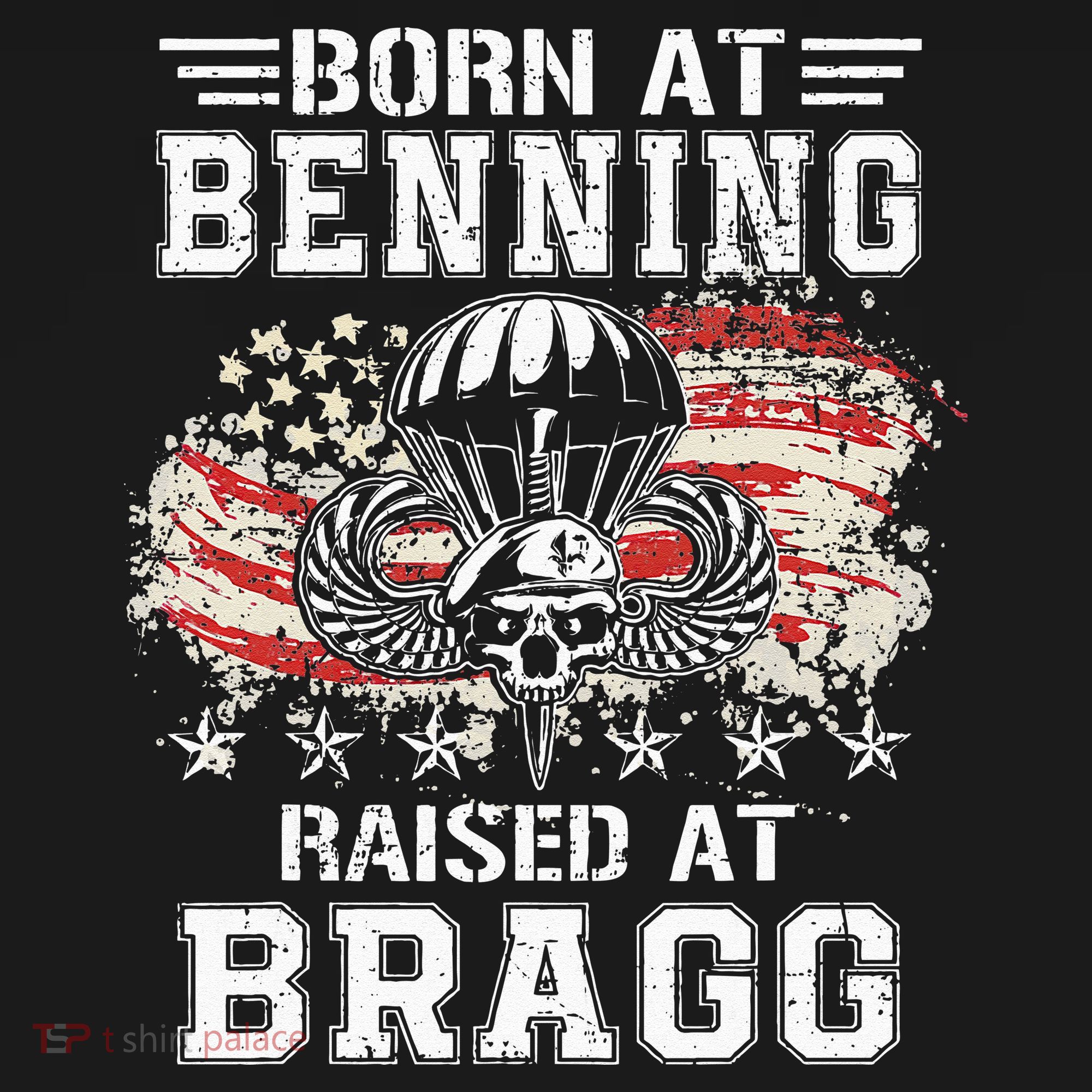 Born At Ft Benning Raised Fort Bragg Airborne Veterans Day Women's Tank Top