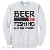 Beer And Fishing What Else Is There Funny Fishing Meme Sweatshirt thumb 0
