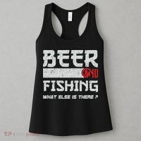 Beer And Fishing What Else Is There Funny Fishing Meme Women's Tank Top thumb 3