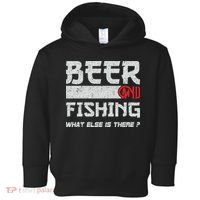 Beer And Fishing What Else Is There Funny Fishing Meme Toddler Hoodie thumb 0