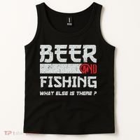 Beer And Fishing What Else Is There Funny Fishing Meme Tank Top thumb 2