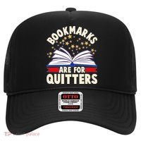 Bookmarks Are For Quitters Book Lover Reading Fan Hat thumb 0