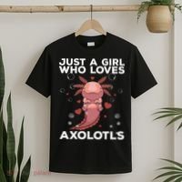Best Axolotl For  Girls Salamander Kawaii Axolotl Lover  T-Shirt thumb 2