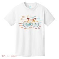 Bicycle Anatomy Funny Cycling Cute Biking Biker Kids T-Shirt thumb 0