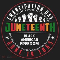 Black American Freedom Juneteenth Graphics Plus Size Shirts For Men Women Family Beanie thumb 2