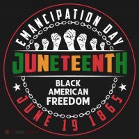 Black American Freedom Juneteenth Graphics Plus Size Shirts For Men Women Family Women's Hoodie thumb 2