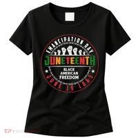 Black American Freedom Juneteenth Graphics Plus Size Shirts For Men Women Family Women's T-Shirt thumb 0