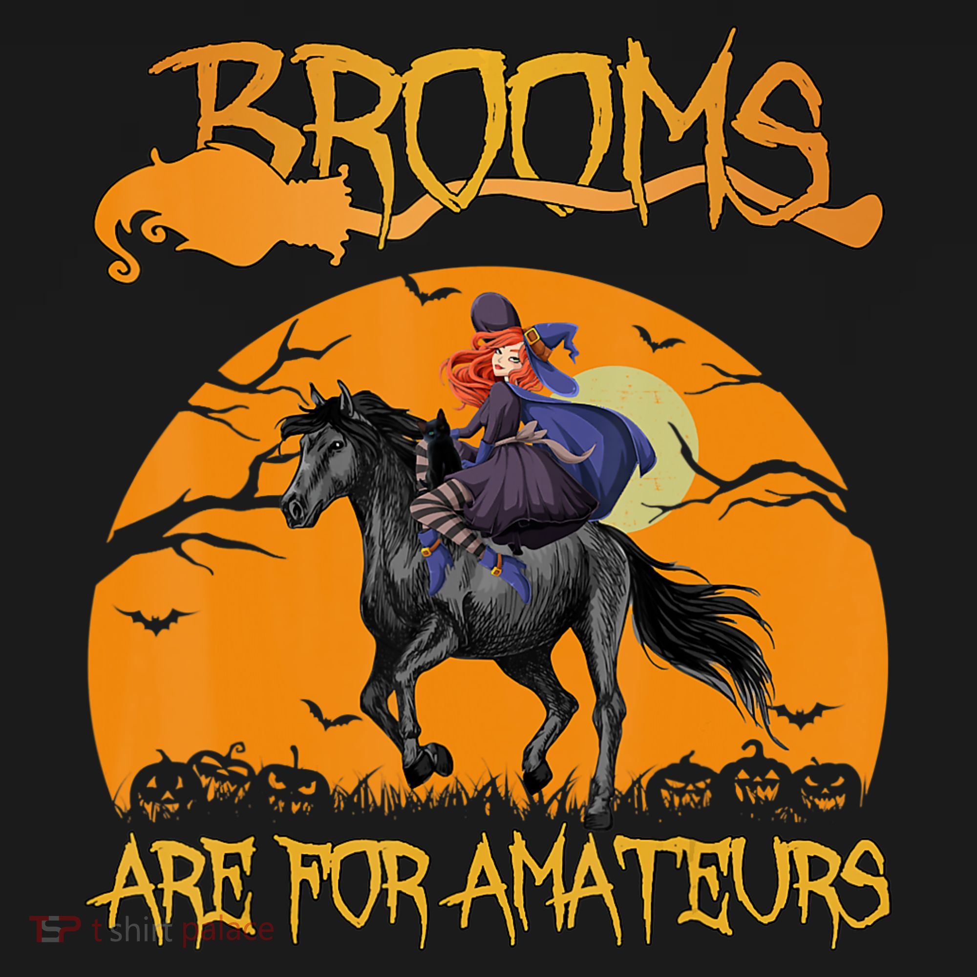 Brooms Are For Amateurs, Horse Riding Outfit Halloween Mousepad