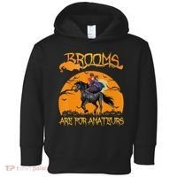 Brooms Are For Amateurs, Horse Riding Outfit Halloween Toddler Hoodie thumb 0