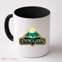 Bird And Florida Alligator Of Everglades National Park Coffee Mug thumb 0