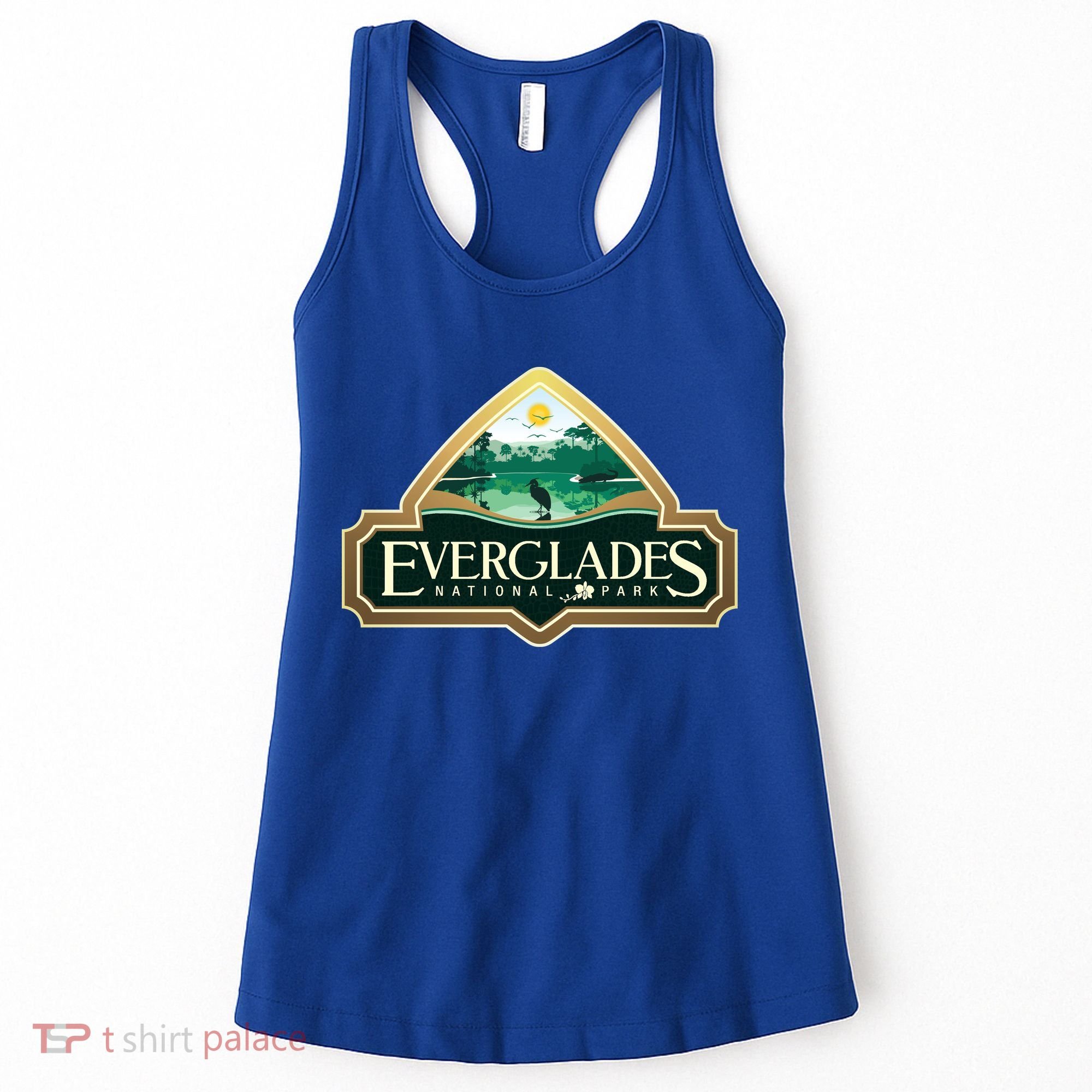 Bird And Florida Alligator Of Everglades National Park Women's Tank Top