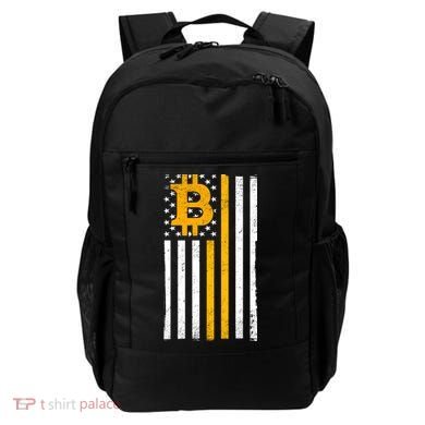 Bitcoin American Flag Crypto Backpack