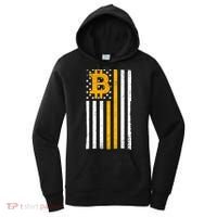 Bitcoin American Flag Crypto Women's Hoodie thumb 0