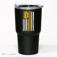 Bitcoin American Flag Crypto Tumbler thumb 0