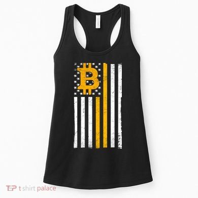 Bitcoin American Flag Crypto Women's Tank Top