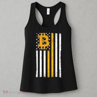 Bitcoin American Flag Crypto Women's Tank Top thumb 3