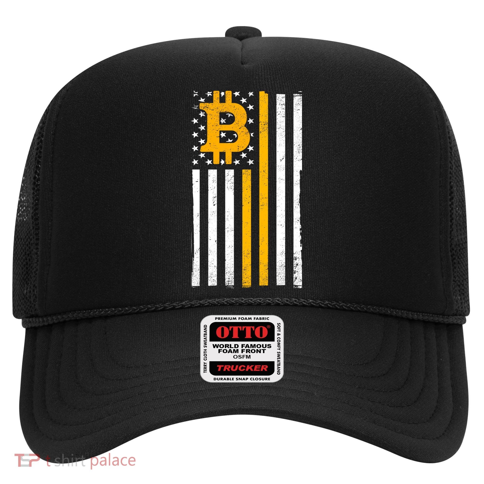 Bitcoin American Flag Crypto Hat