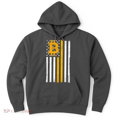 Bitcoin American Flag Crypto Hoodie