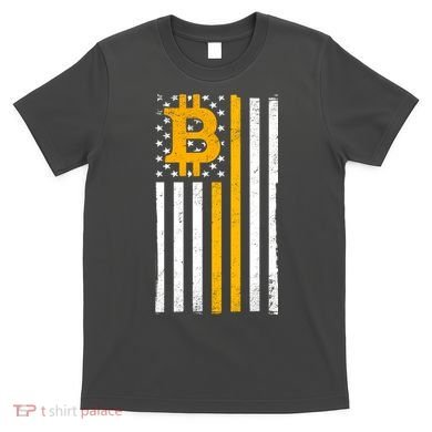 Bitcoin American Flag Crypto T-Shirt