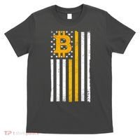 Bitcoin American Flag Crypto T-Shirt thumb 0
