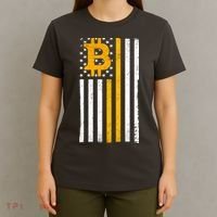 Bitcoin American Flag Crypto T-Shirt thumb 4