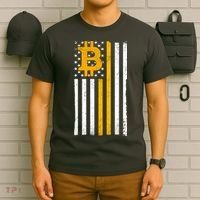 Bitcoin American Flag Crypto T-Shirt thumb 6