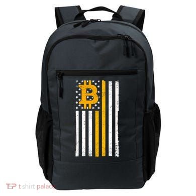 Bitcoin American Flag Crypto Backpack