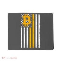 Bitcoin American Flag Crypto Mousepad thumb 0